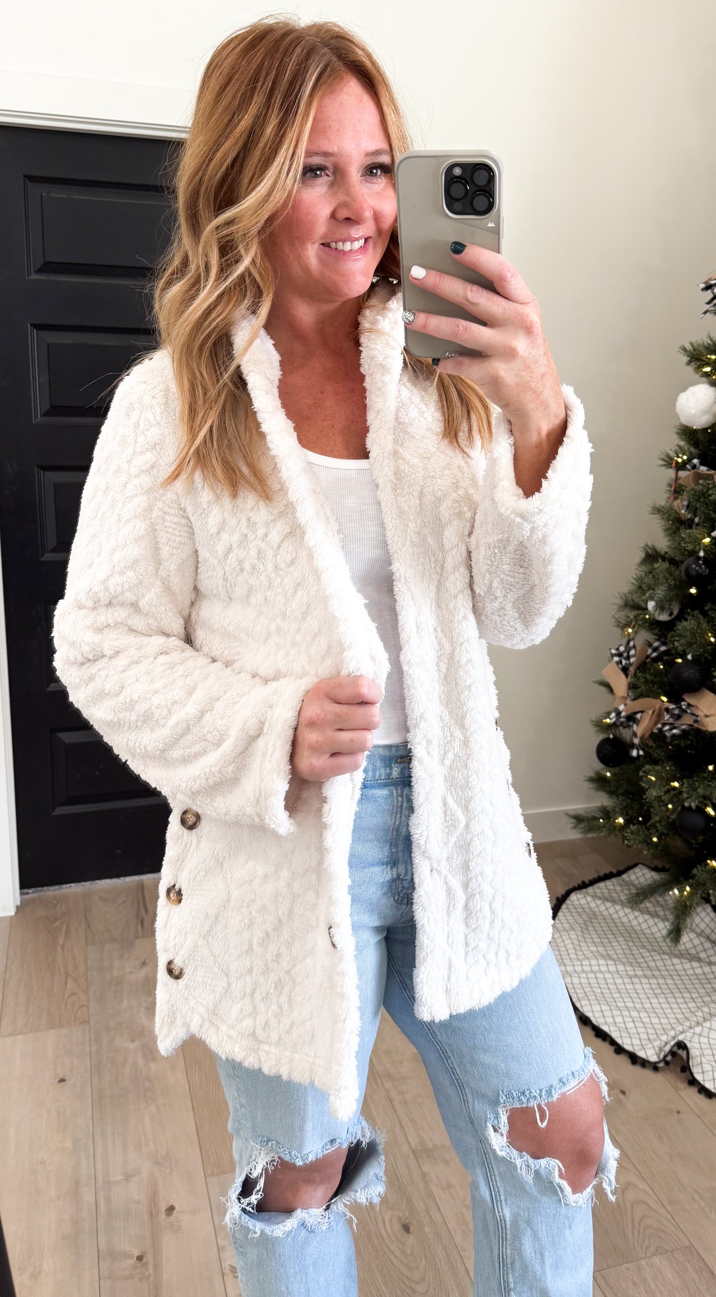 Detailed Sherpa Jacket