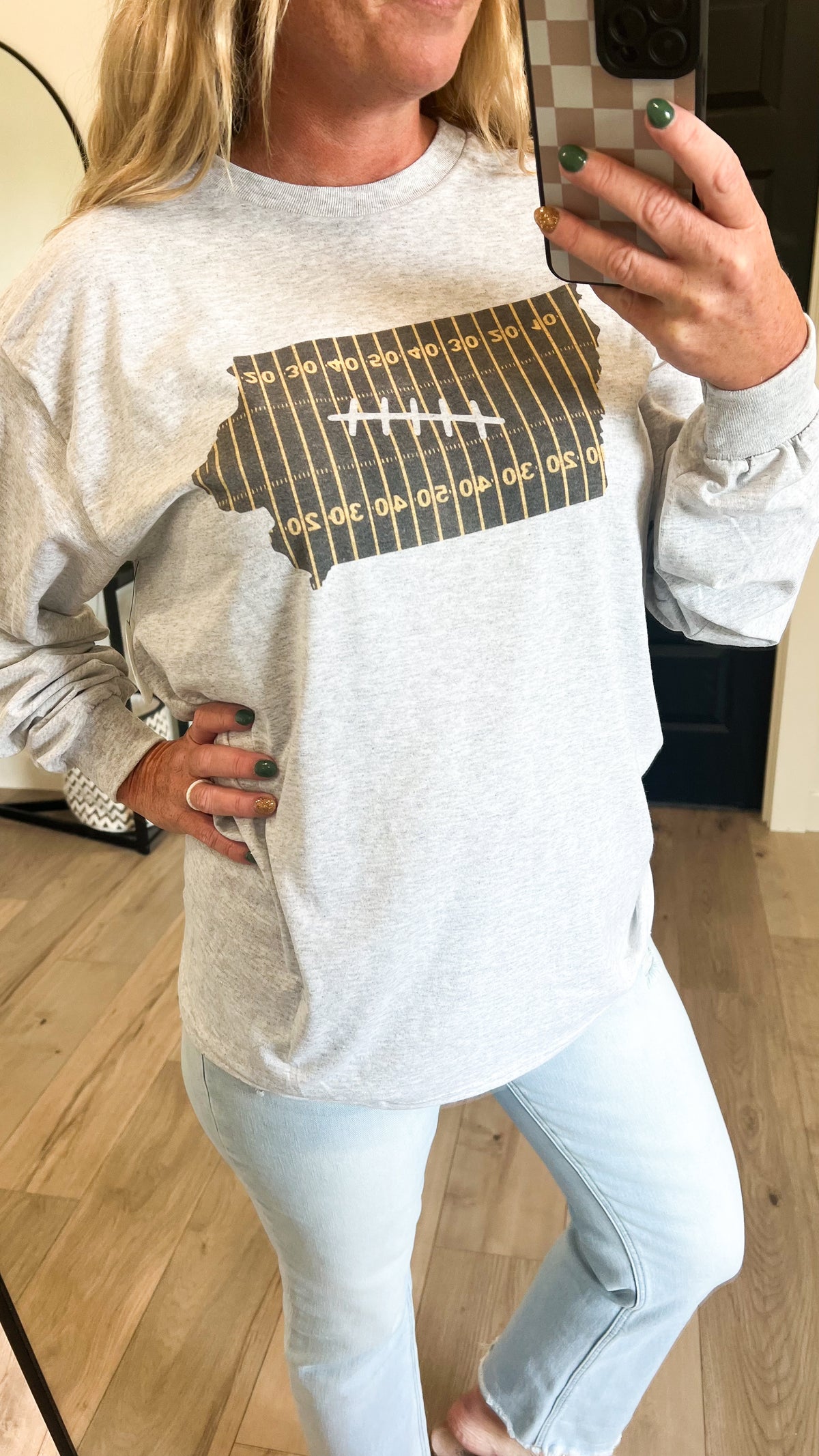 State of Iowa Football Long Sleeve