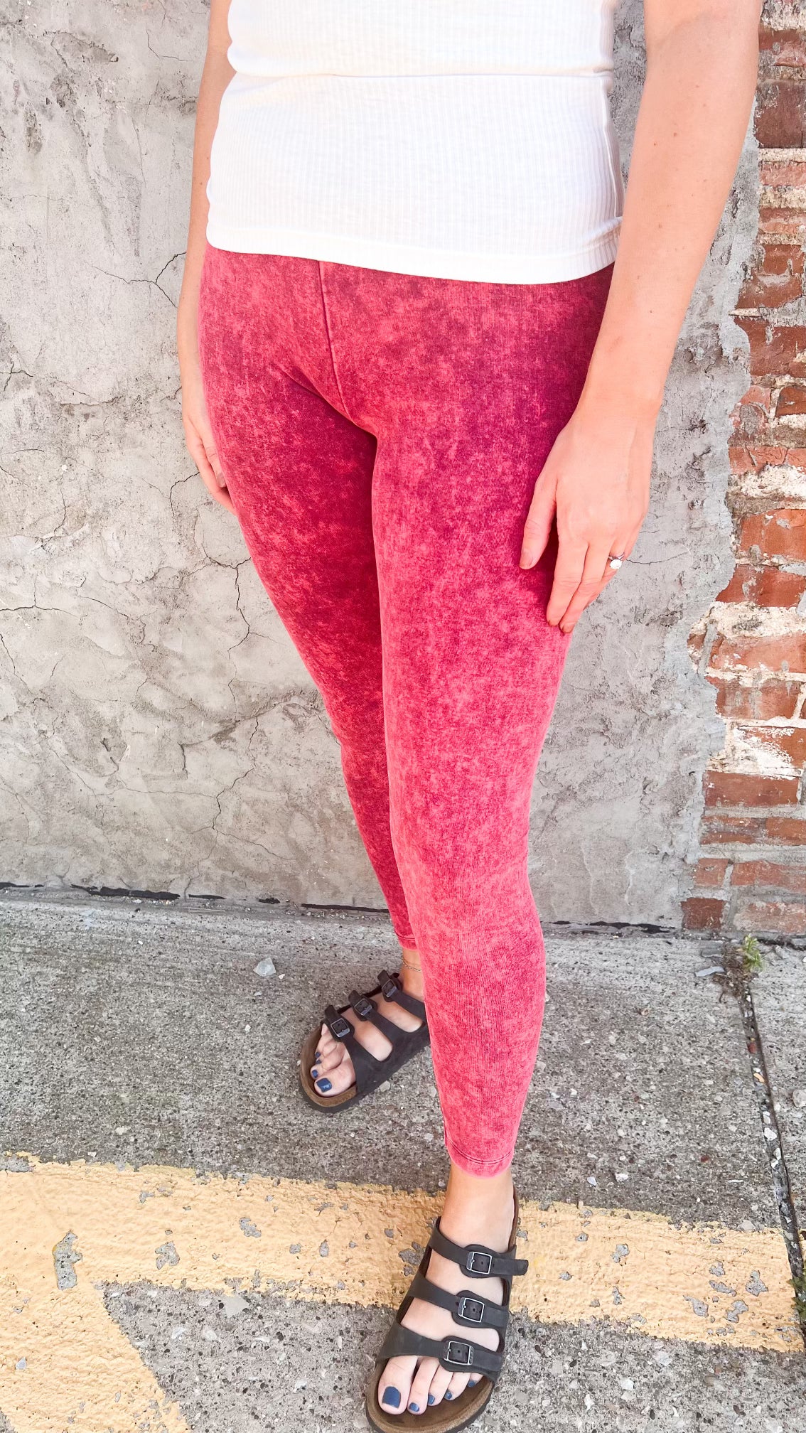 Mineral Washed Leggings